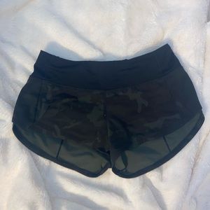 camo lulu lemon shorts